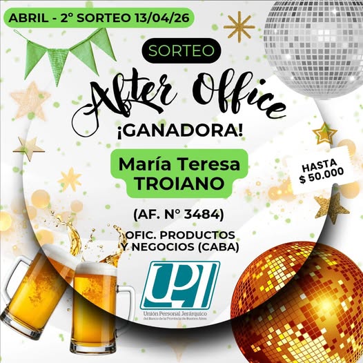 sorteo after office 2